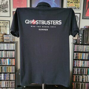 GHOSTBUSTERS Cinemark Promotional Polo Shirt 2016 Size Small